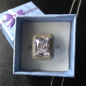 $30 sterling silver sapphire ring